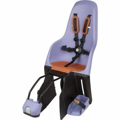 Siège Vélo Junior Cadre Pliant Minia -VTC électriques Soldes siege velo cadre minia violet