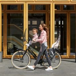 Siège Vélo Enfant Avant Urban Iki Rose -VTC électriques Soldes siege velo enfant avant urban iki rose full 3