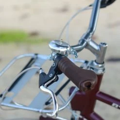 Brandless Sonnette De Vélo Au Look Ancien Couleur Argent 57 Mm -VTC électriques Soldes sonnette de velo au look ancien couleur argent 57 mm full 3