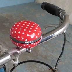 Sonnette De Vélo Big Bell Polkadot 80 Mm - Basil -VTC électriques Soldes sonnette de velo big bell polkadot 80 mm basil full 3