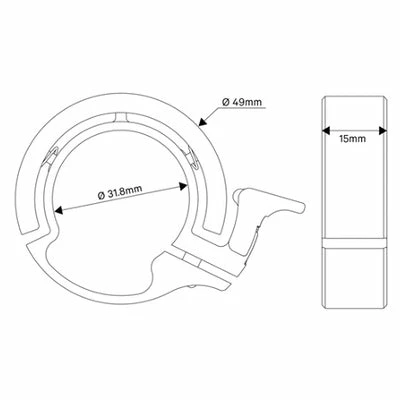 Sonnette Pour Vélo Classic Or Large Knog Oi 7 Sonnette Pour Vélo Classic Or Large Knog Oi – Image 5