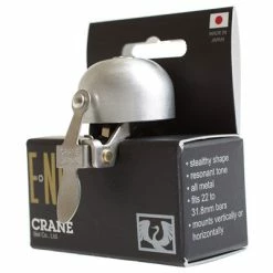 Sonnette Vélo Argent Mat E-ne Crane -VTC électriques Soldes sonnette velo argent mat e ne crane full 4