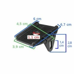 Hebie Support Contre Plaque Pour Béquille Centrale -VTC électriques Soldes support contre plaque pour bequille centrale full 3