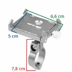Support Smartphone Réglable Et Stable En Alu Pro 1 Gub Gris -VTC électriques Soldes support smartphone reglable et stable en alu pro 1 gub gris full 3